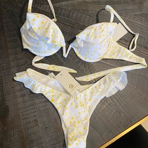 Plumeria swim bikini